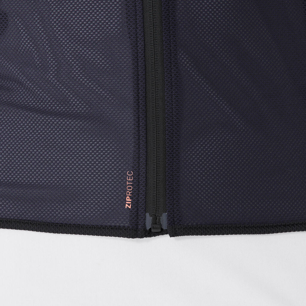 Crni ženski štitnik leđa za brdski biciklizam, skijanje i snoubording DBCK 500