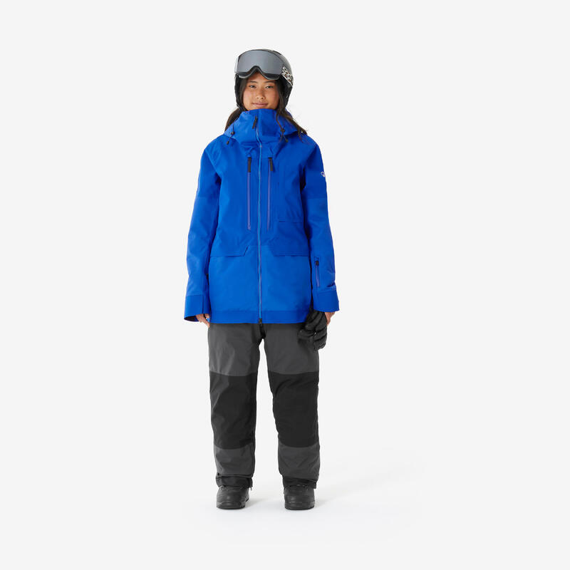 Geacă Snowboard SNB100 Albastru Damă