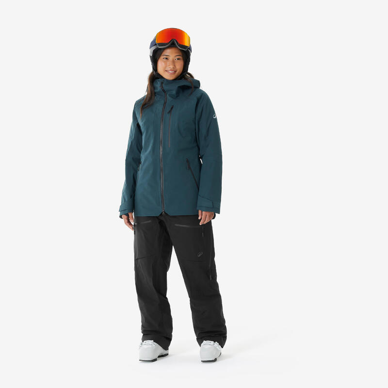 Női sí- és snowboardkabát, hőtartó, légáteresztő - FR500