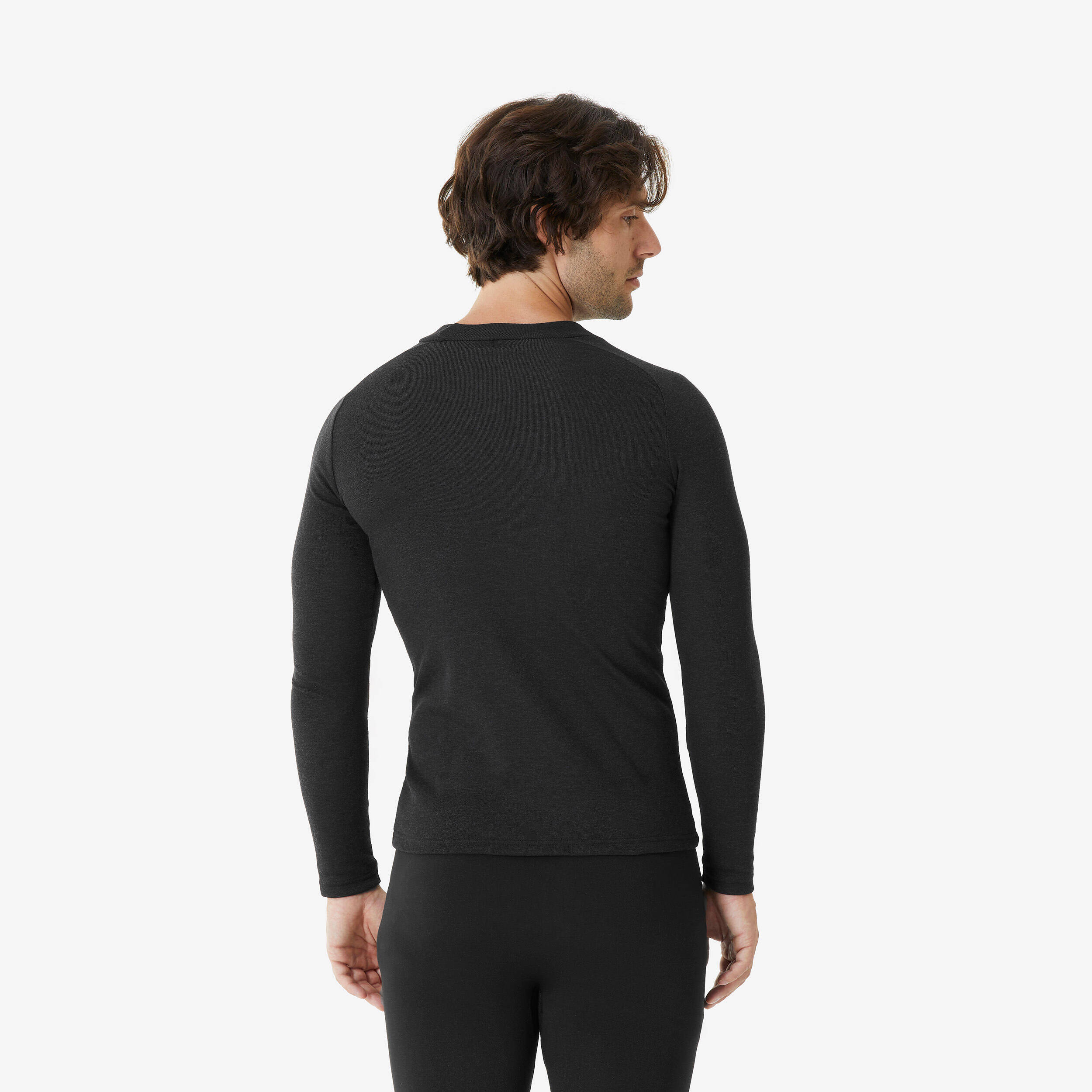 Men Thermal Top for Skiing - BL100 Black -  5