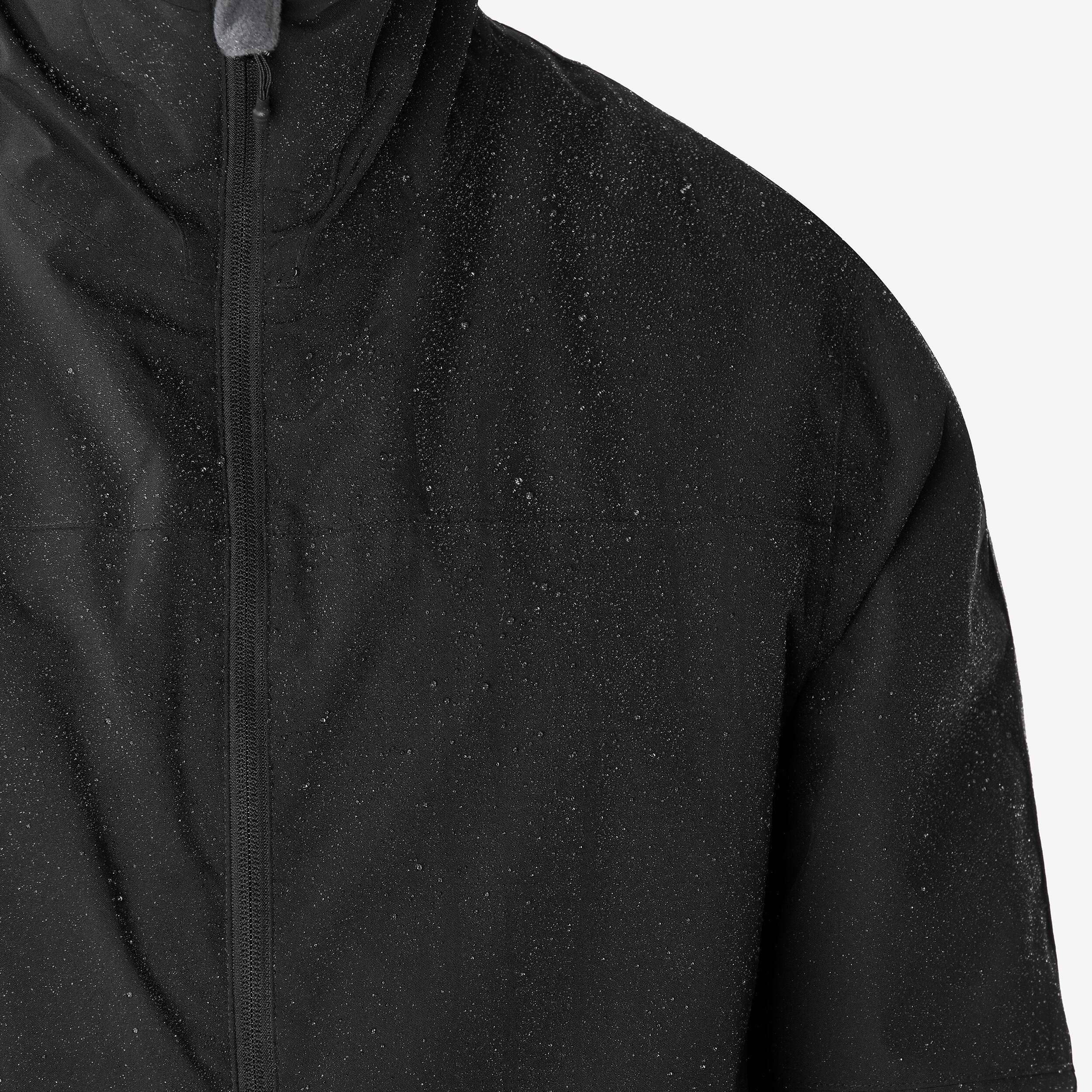 Skijacke warm und wasserdicht Herren, 100 schwarz 5/5