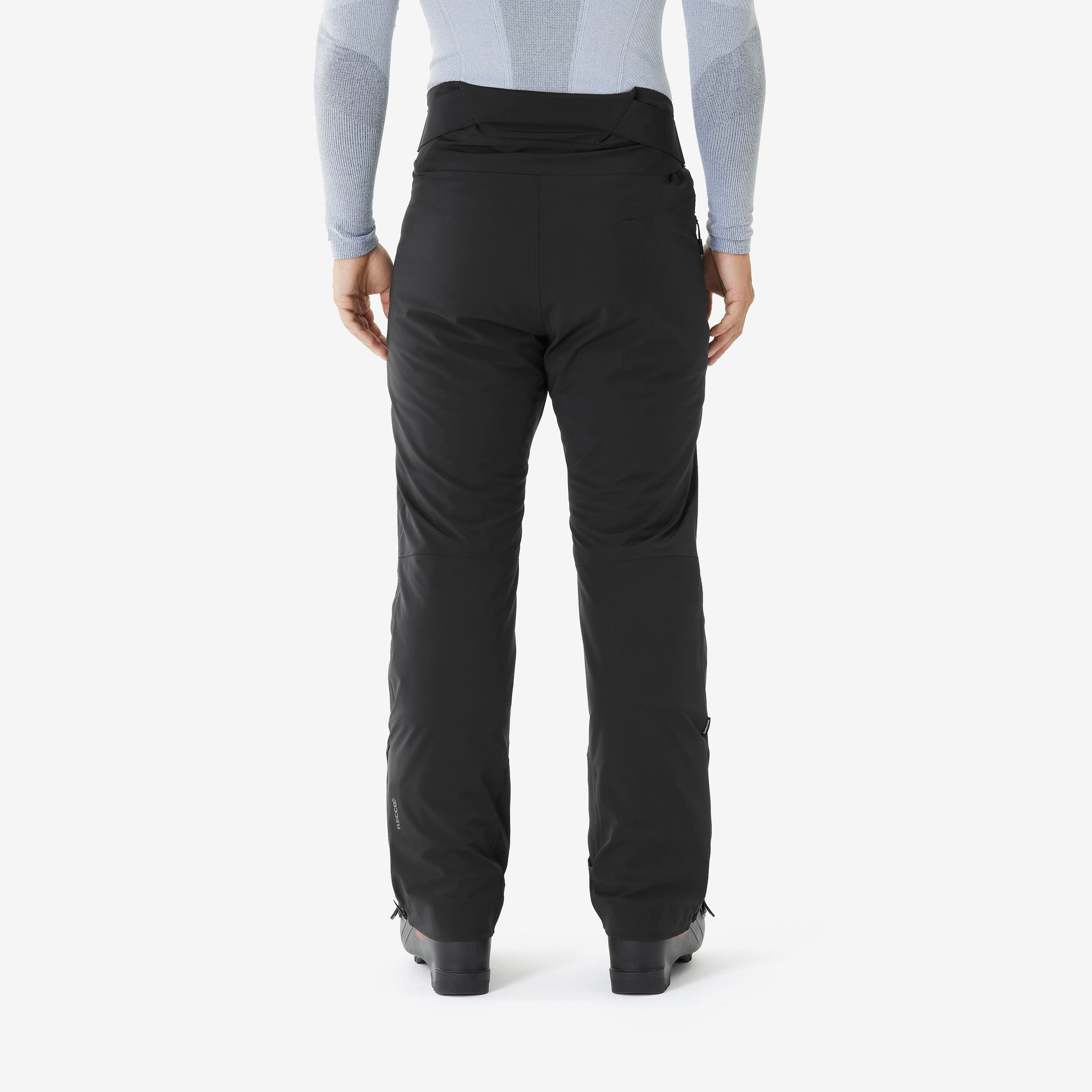 WEDZE Pánske lyžiarske nohavice 900 čierne 3XL