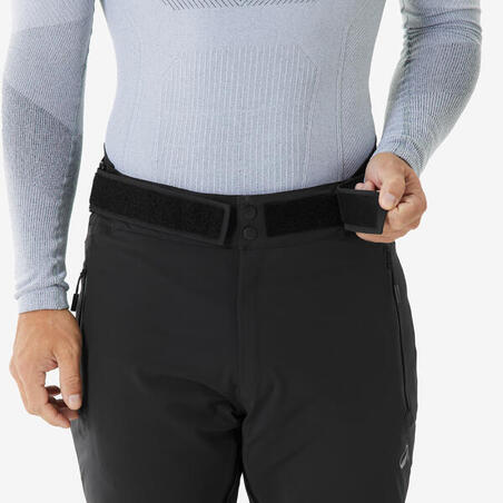 Штани чоловічі 900 для лижного спорту водонепроникні чорні