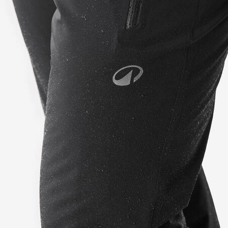 Штани чоловічі 900 для лижного спорту водонепроникні чорні