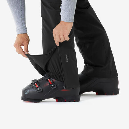 Штани чоловічі 900 для лижного спорту водонепроникні чорні