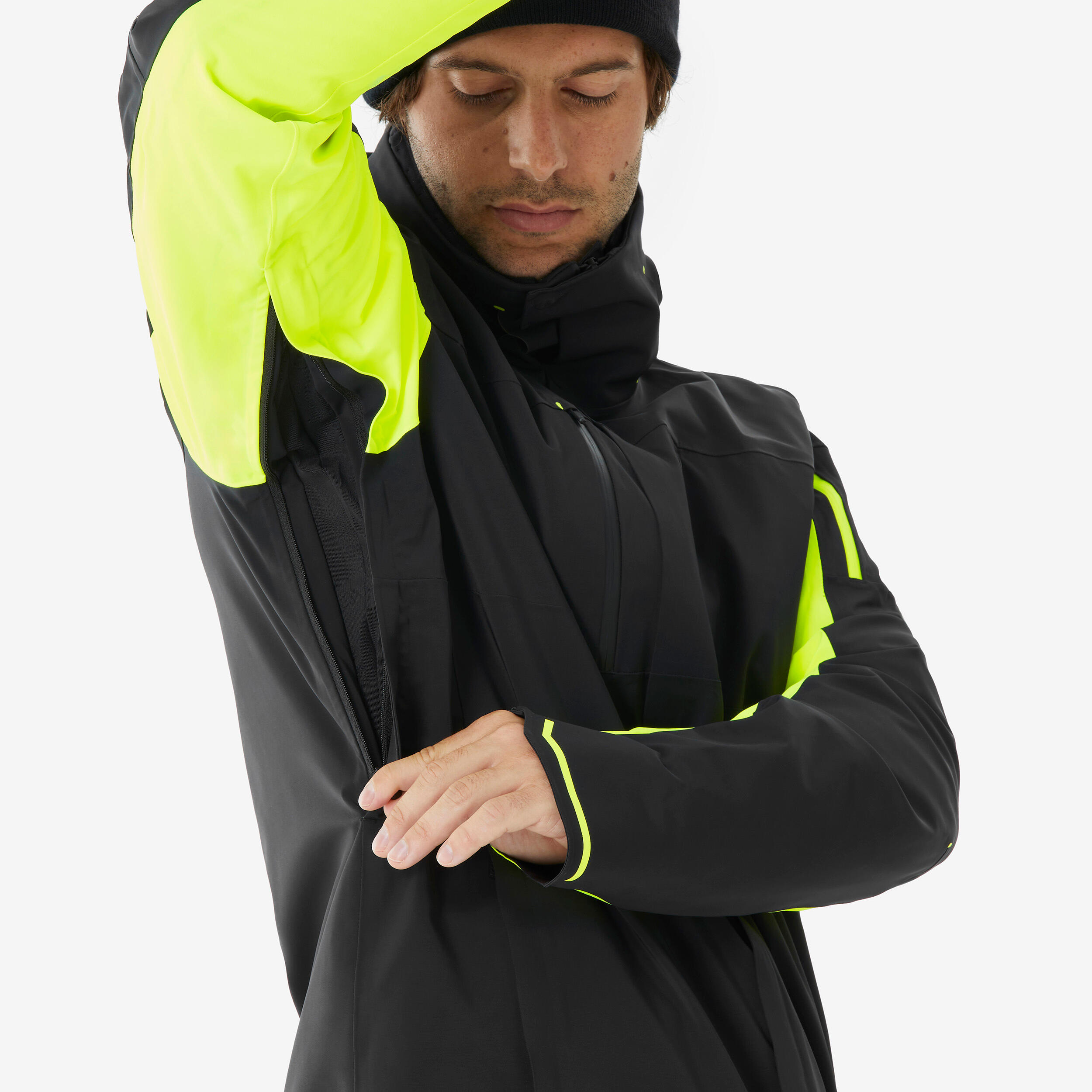 Veste de ski et snowboard très respirante et imperméable homme, JKT 900 noir 6/15