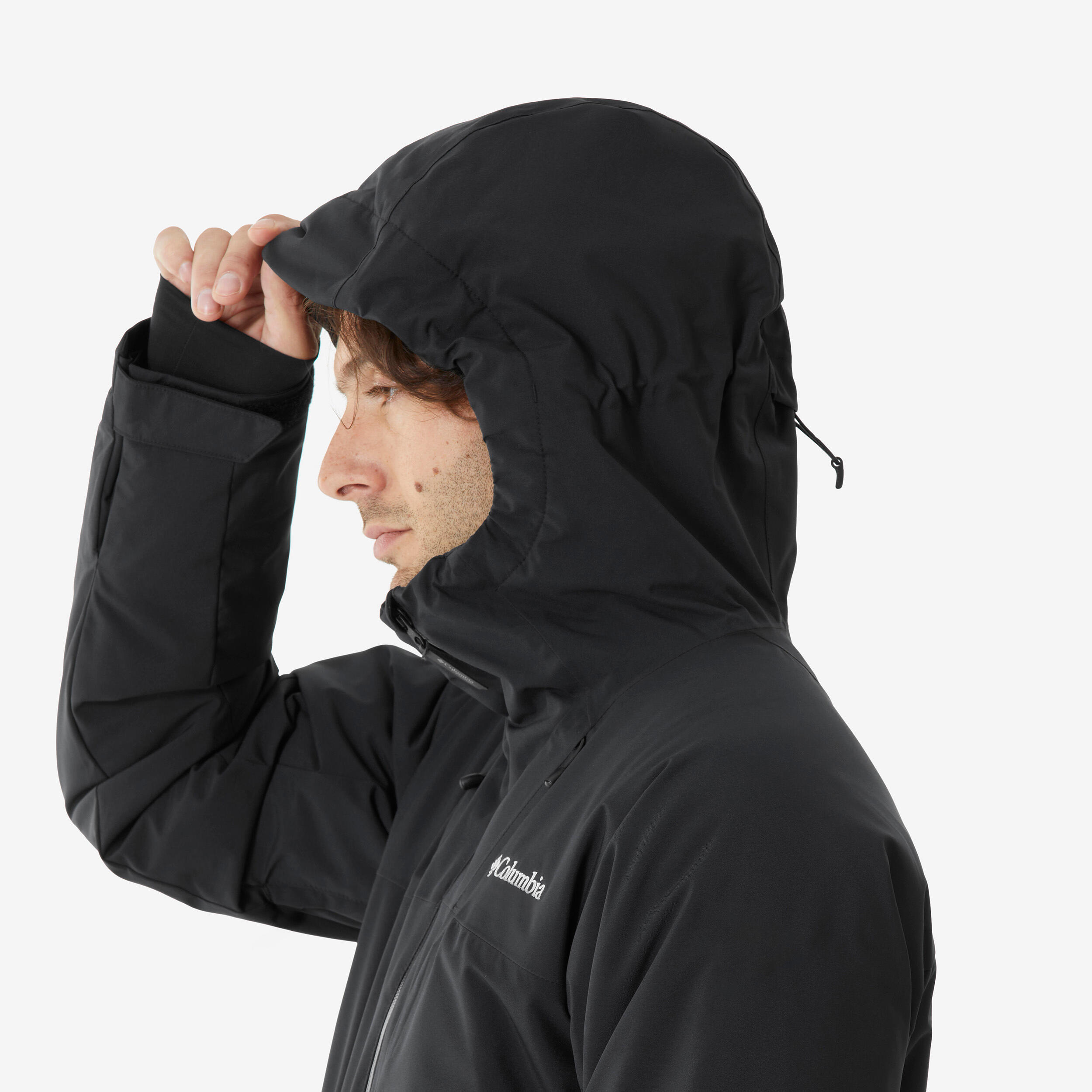 Veste de ski et snowboard imperméable Columbia Homme, Wishram Heights, noir 6/9