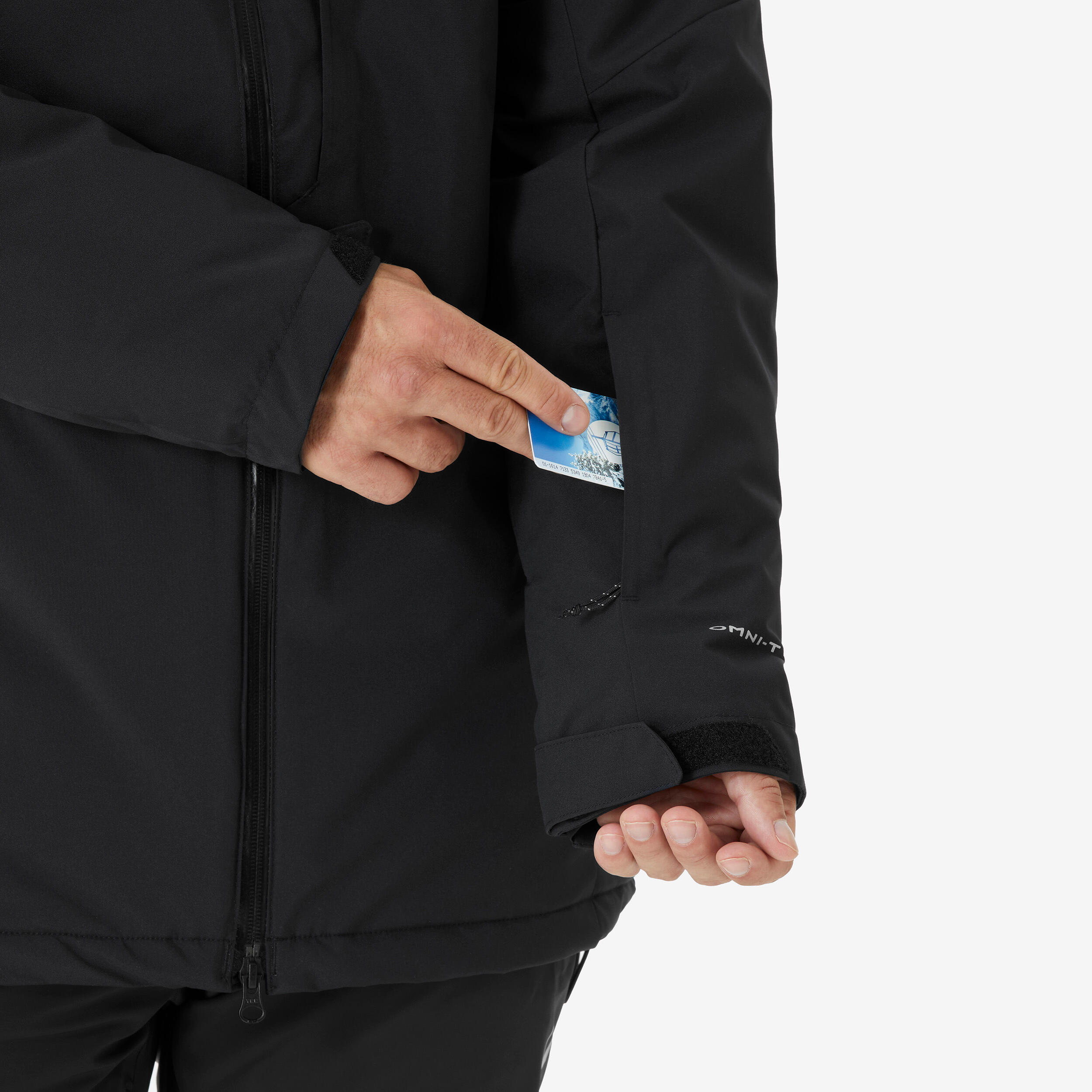 Veste de ski et snowboard imperméable Columbia Homme, Wishram Heights, noir 7/9