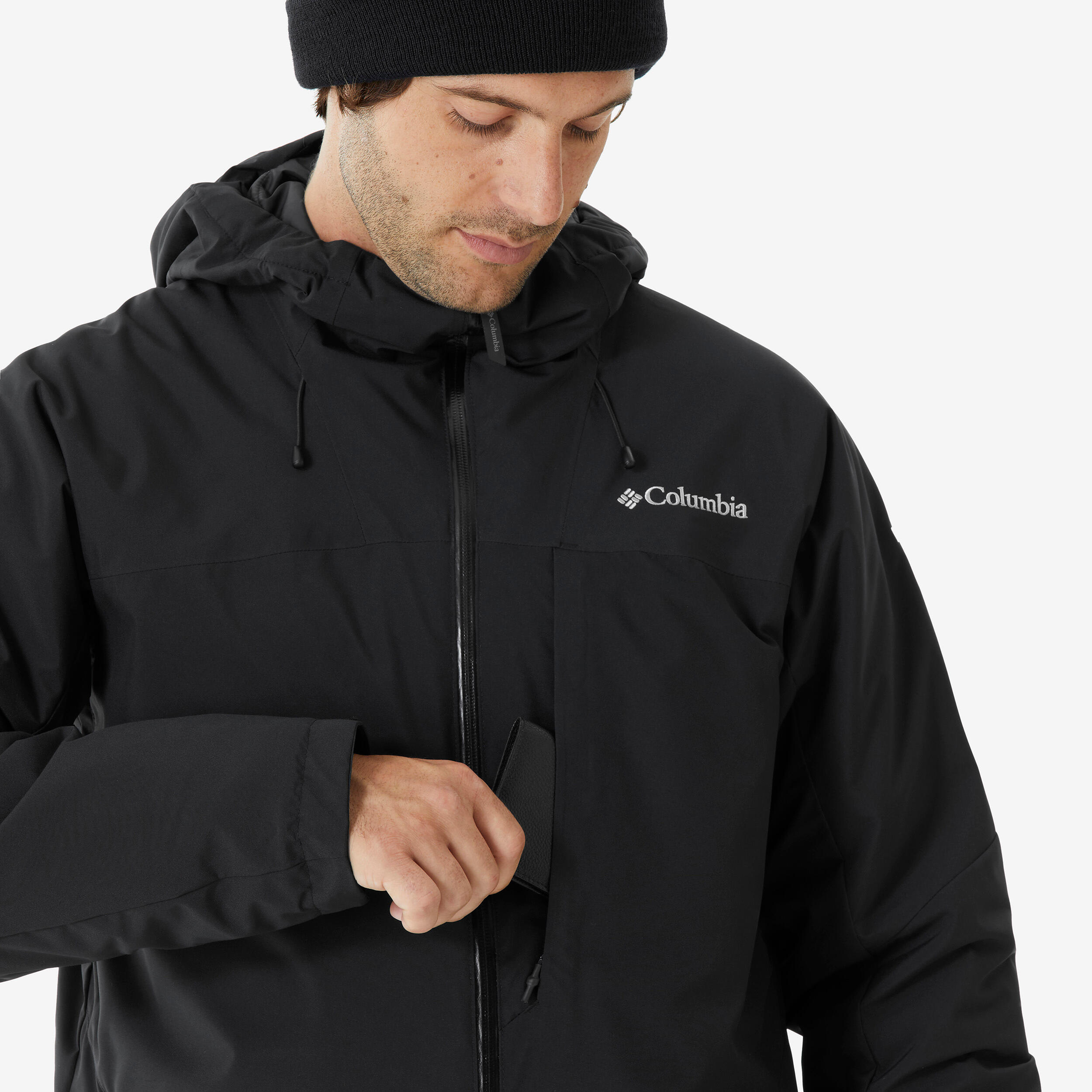 Veste de ski et snowboard imperméable Columbia Homme, Wishram Heights, noir 8/9