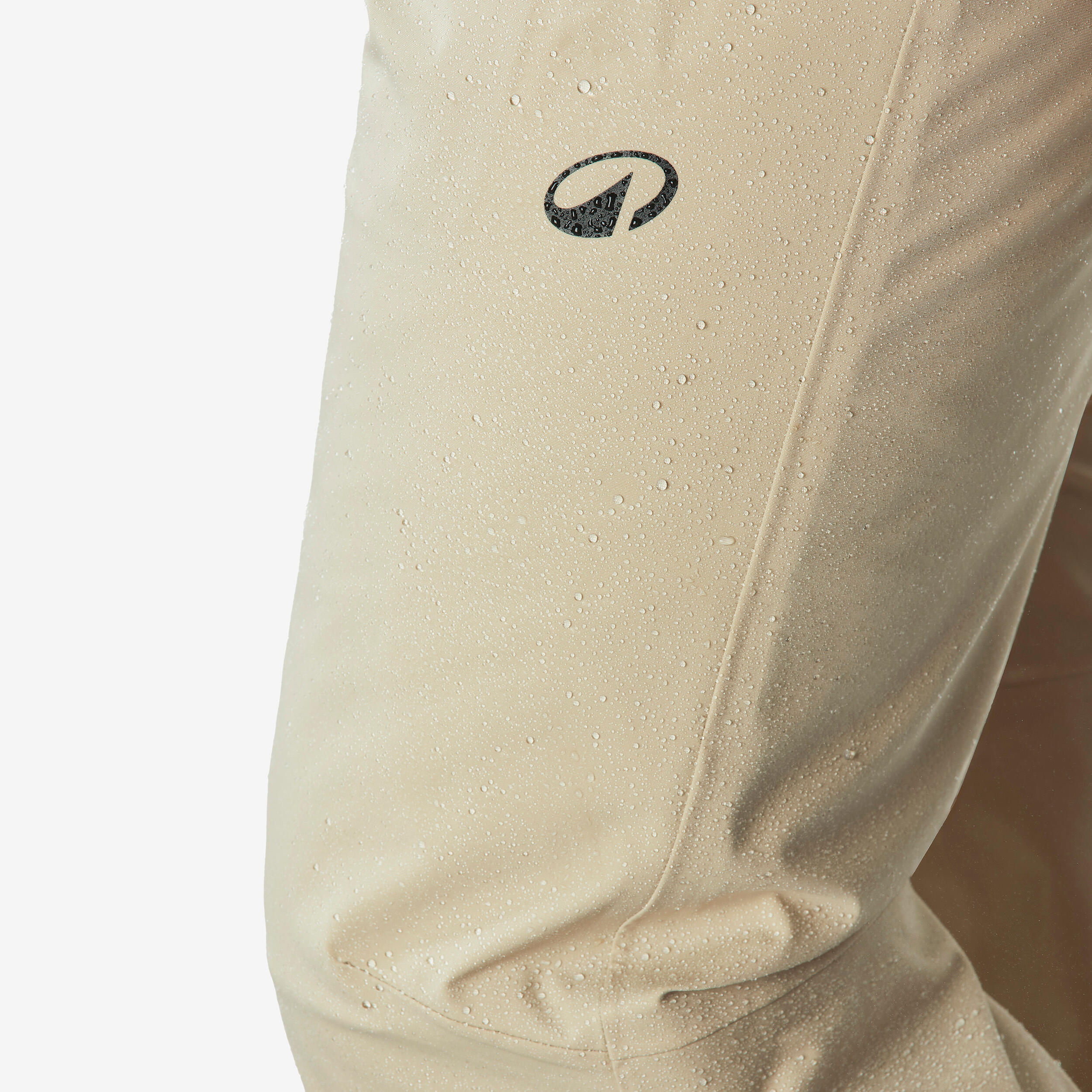 Heel warme en ademende skibroek snowboardbroek heren 500 beige 2/10