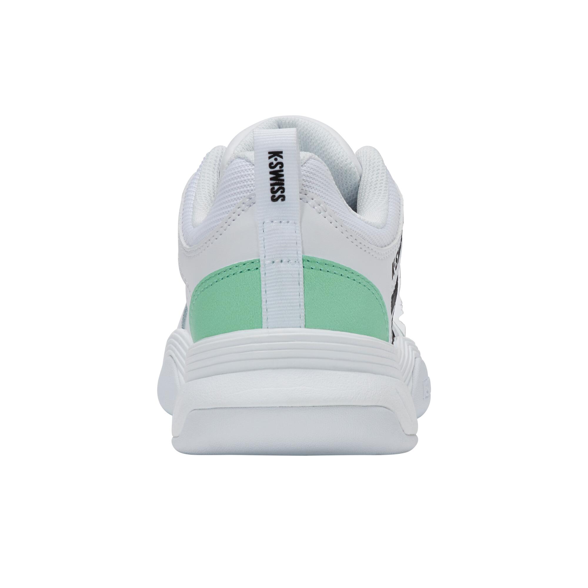 Damen Tennisschuhe Teppich - Court Express 2 weiß/blau 4/5