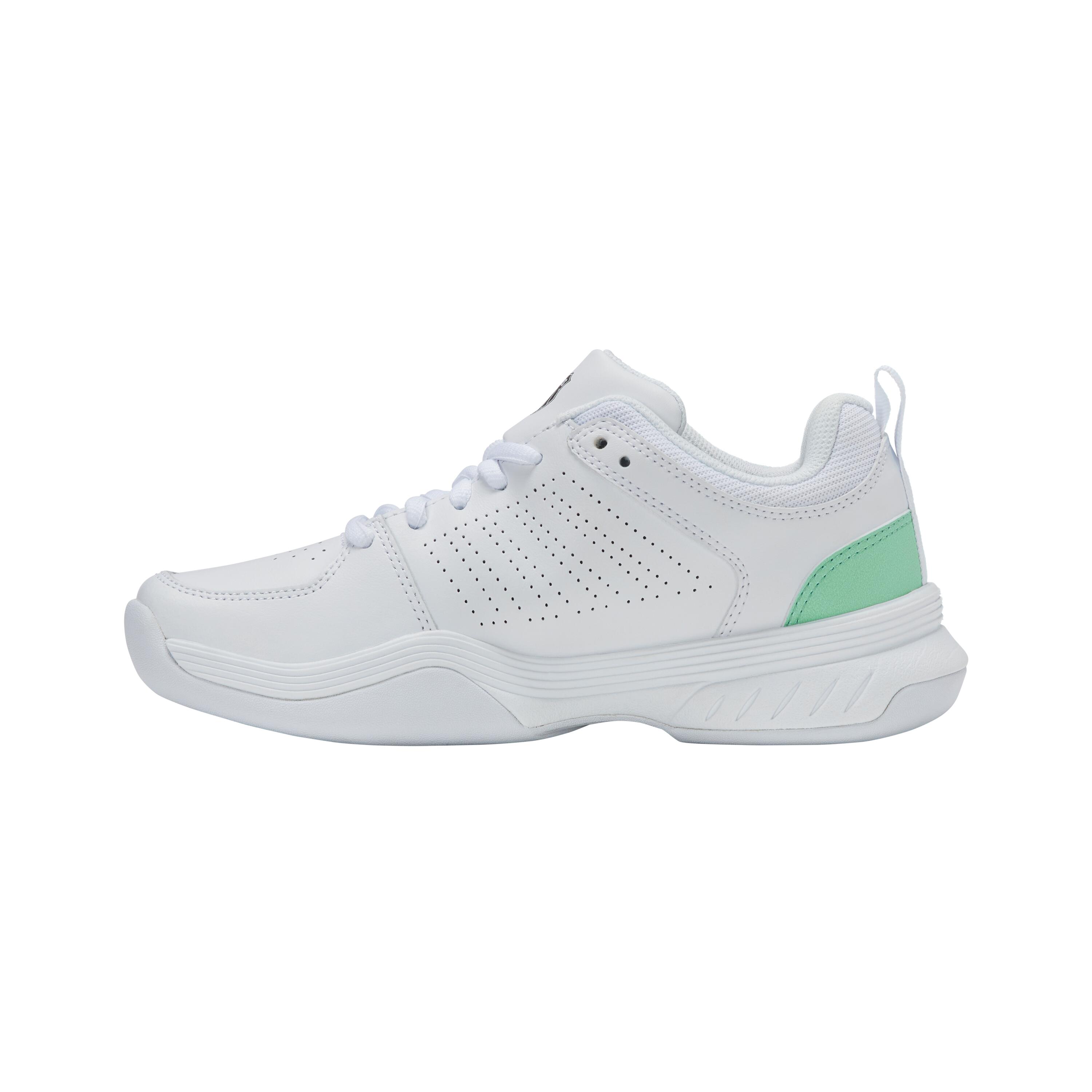 Damen Tennisschuhe Teppich - Court Express 2 weiß/blau 2/5