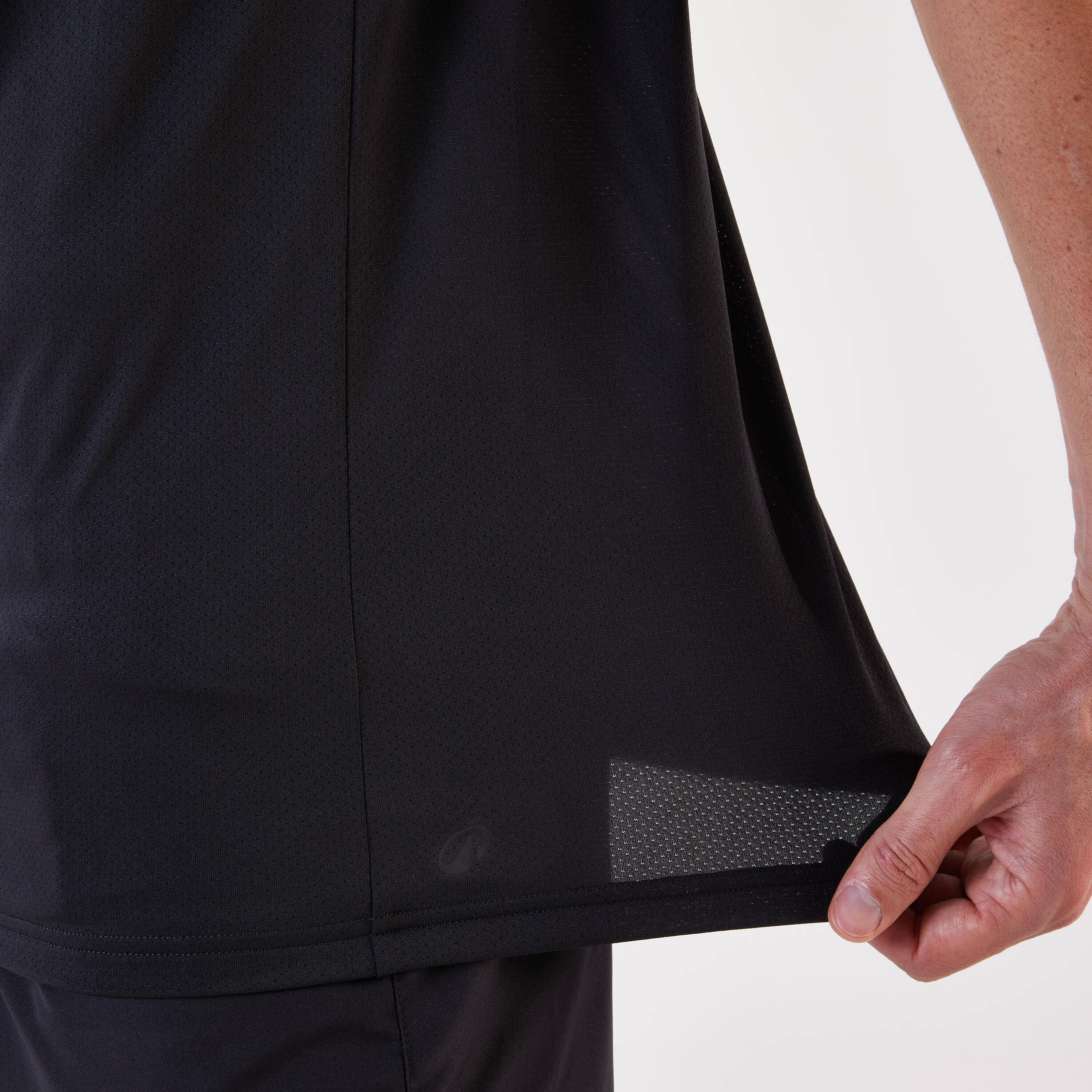 Men's Kiprun Run 100 Running T-shirt - black -  5