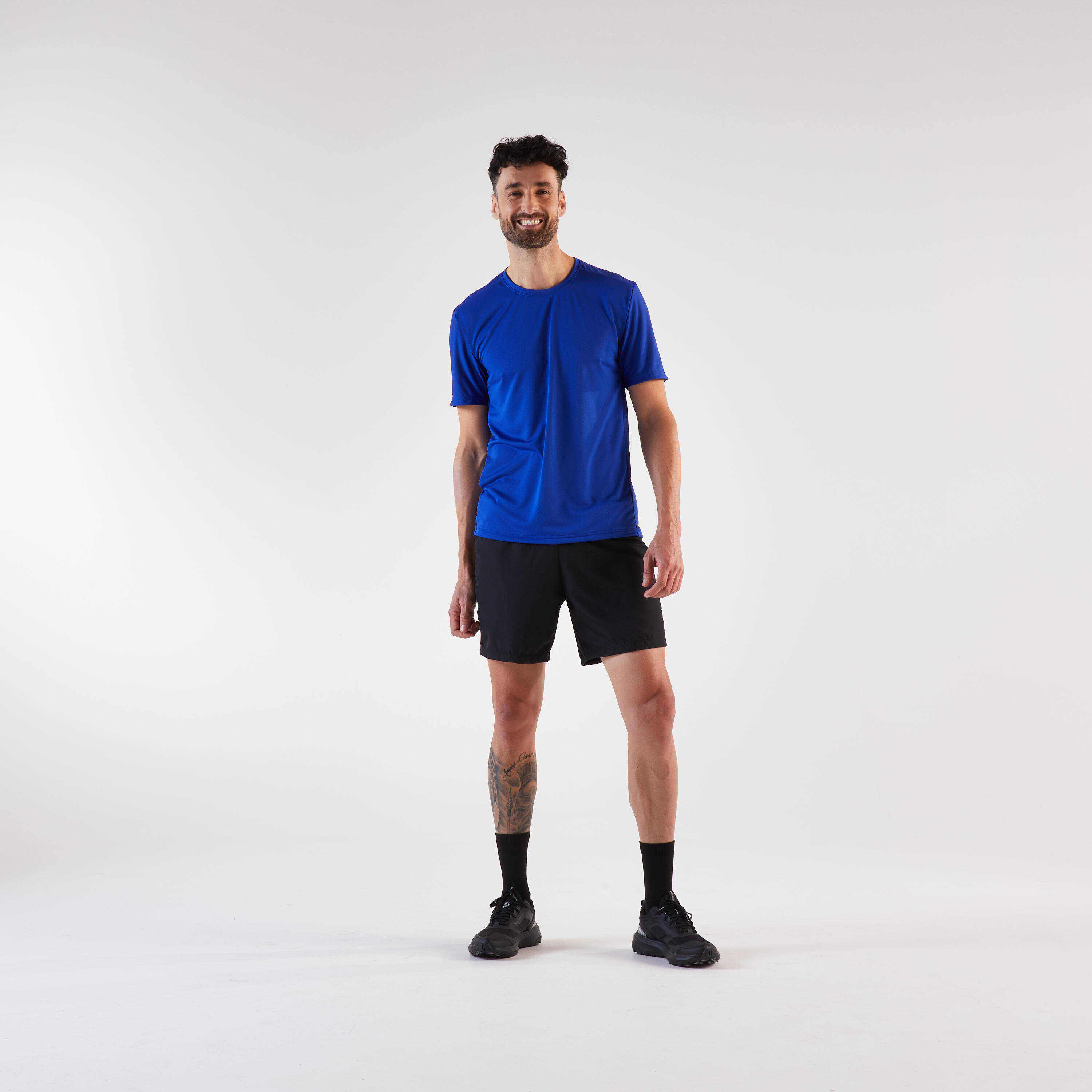 Men's Kiprun Run 100 Running T-shirt - blue -  2
