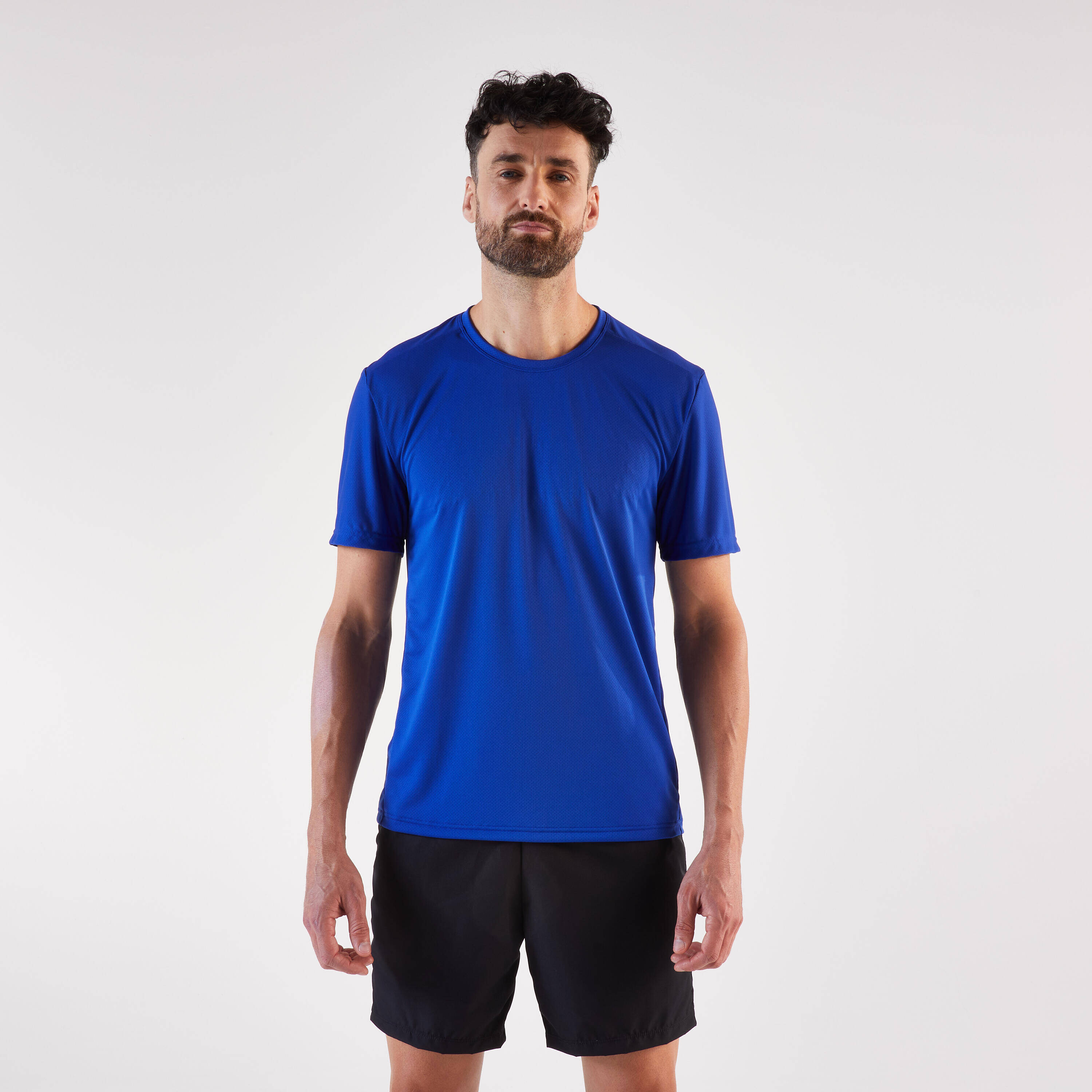 Men's Kiprun Run 100 Running T-shirt - blue -  1