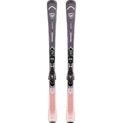 Narty all mountain damskie Rossignol Arcade W 80 z wiązaniami Look XP 10