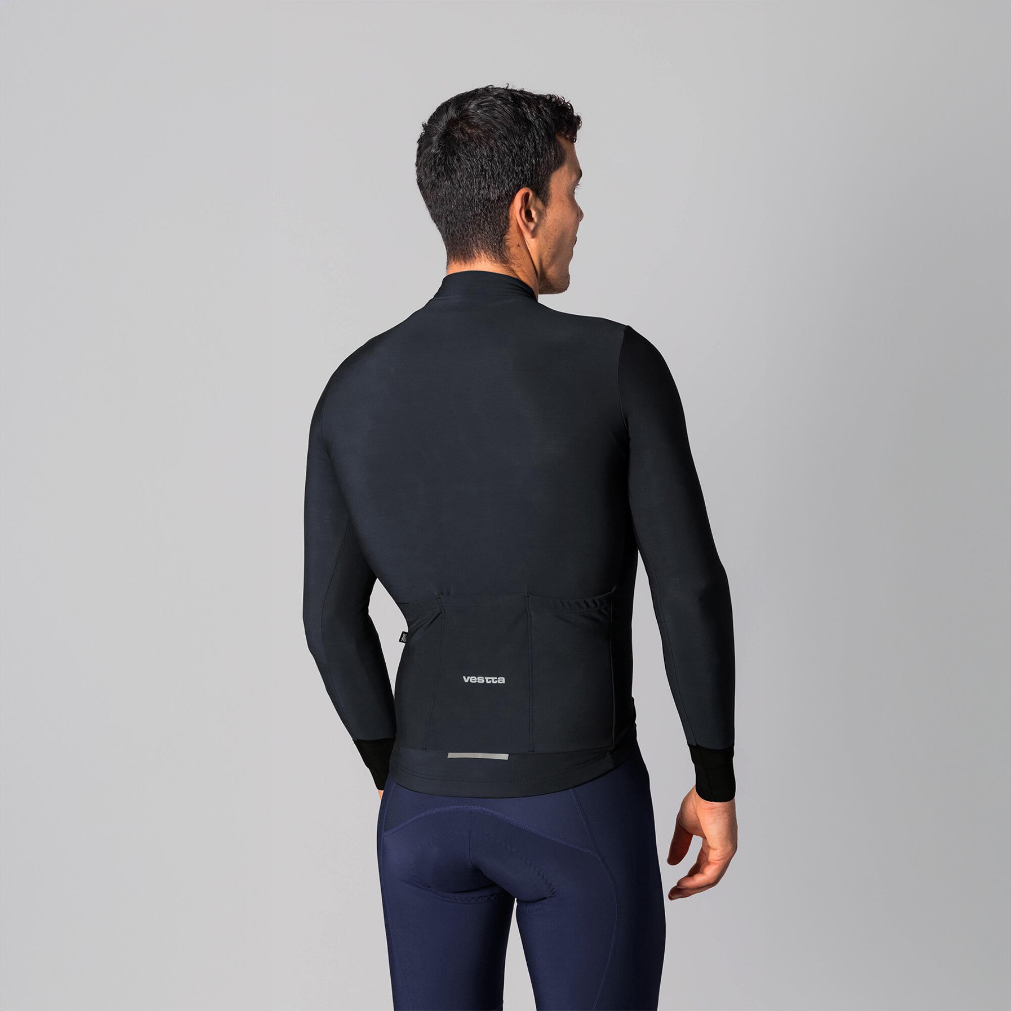 Maillot ciclismo manga larga Vestta Pro Gris 3/3