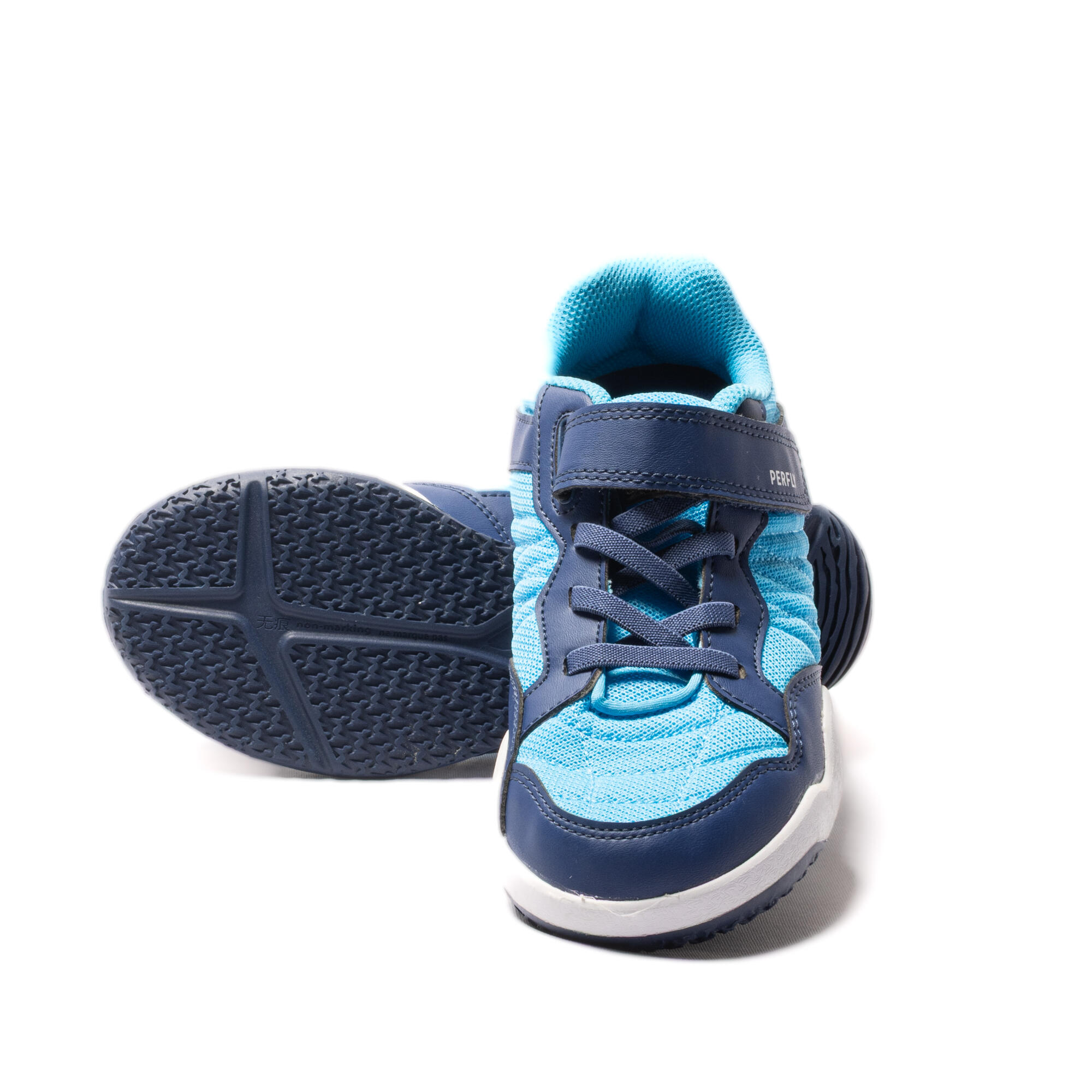 Junior Badminton Shoes BS 190 Blue Navy