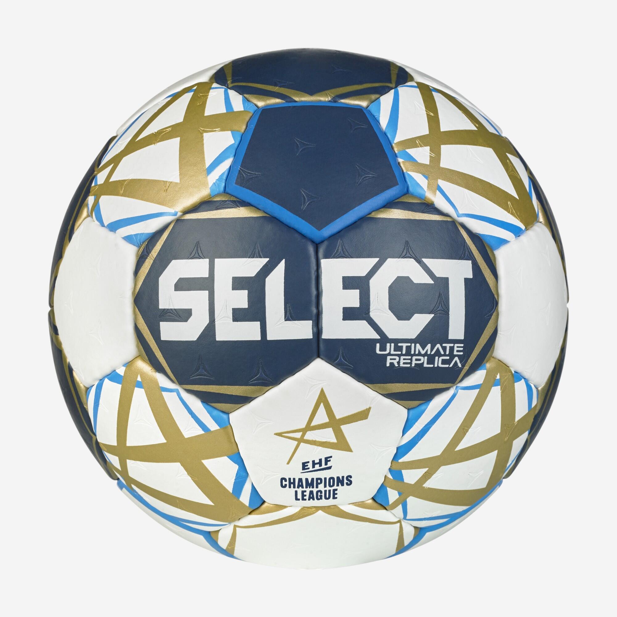 SELECT Replica Champions League 25-26 hádzanárska lopta modro-zlatá veľ. 3 3