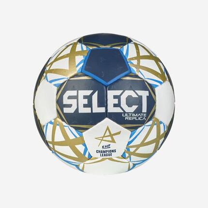 Ballon de handball taille 2 - Select Replica Champions League 25-26 bleu or