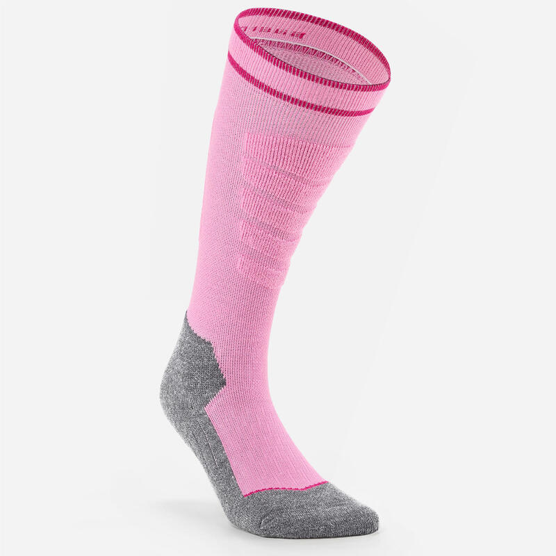 Çocuk Kayak Çorabı - Pembe - 500