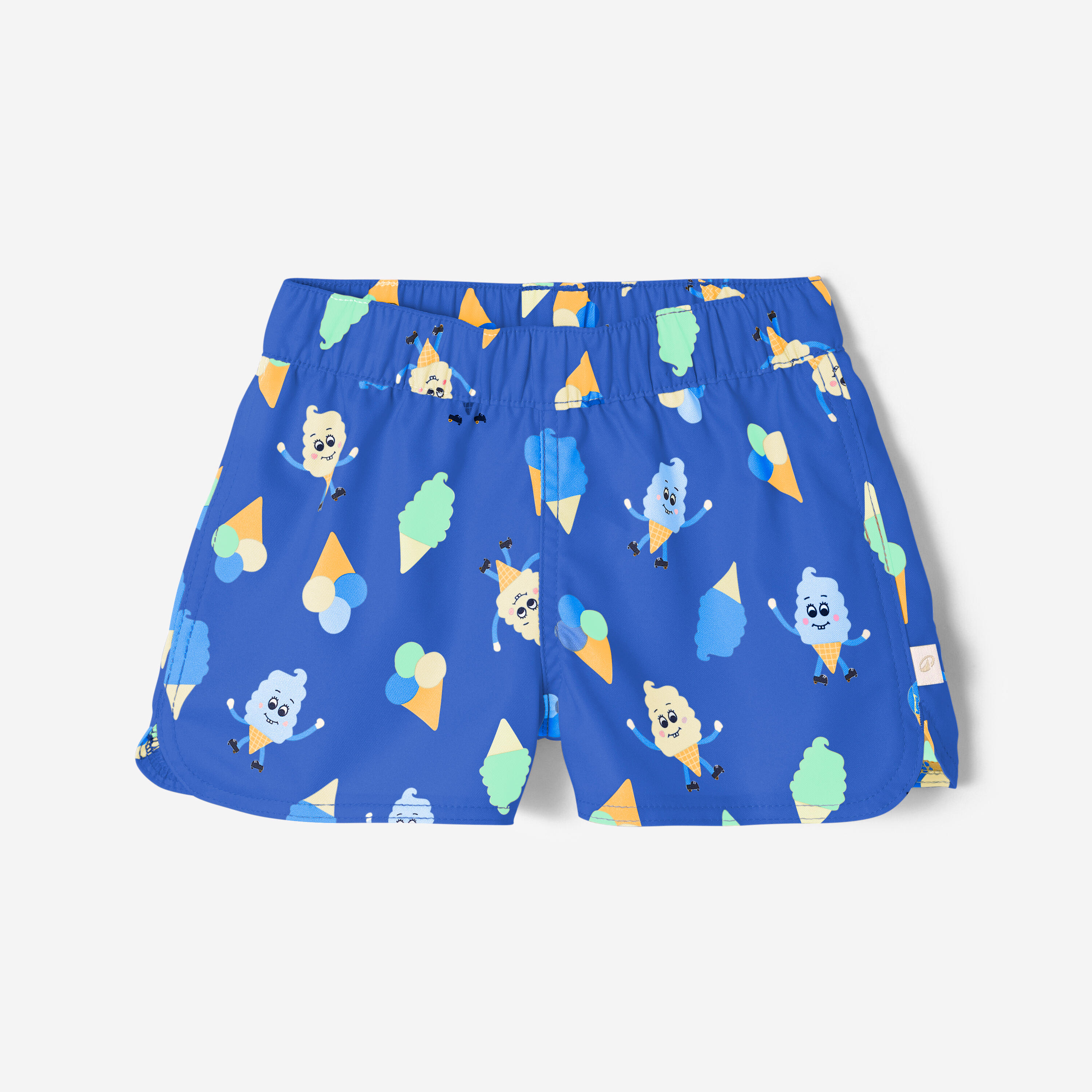 Baby washable nappy swimsuit bottoms, ice creams blue