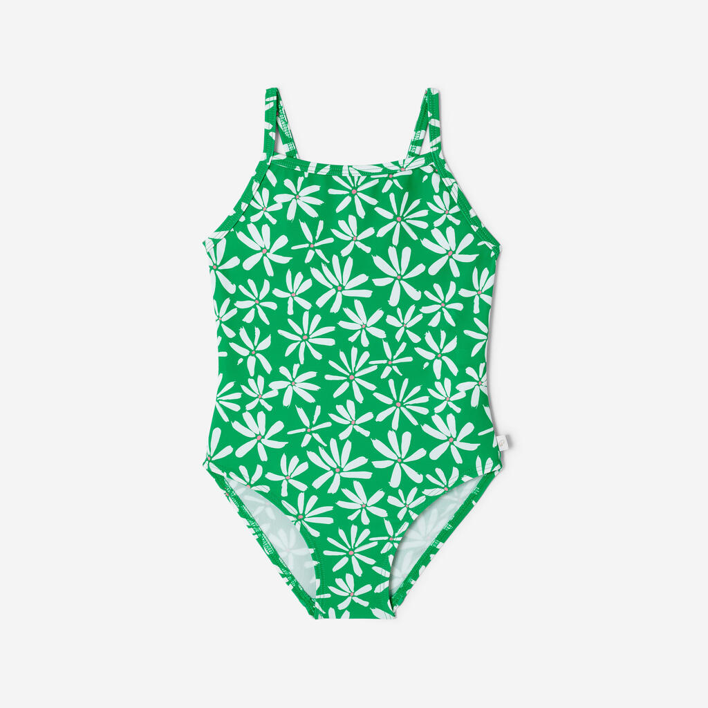 Zeleni jednodelni kupaći kostim za bebe devojčice Countryside Madina