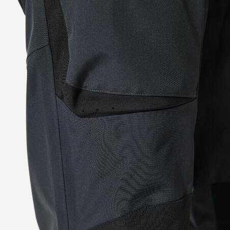 Напівкомбінезон жіночий 500 для вітрильного спорту темно-сірий