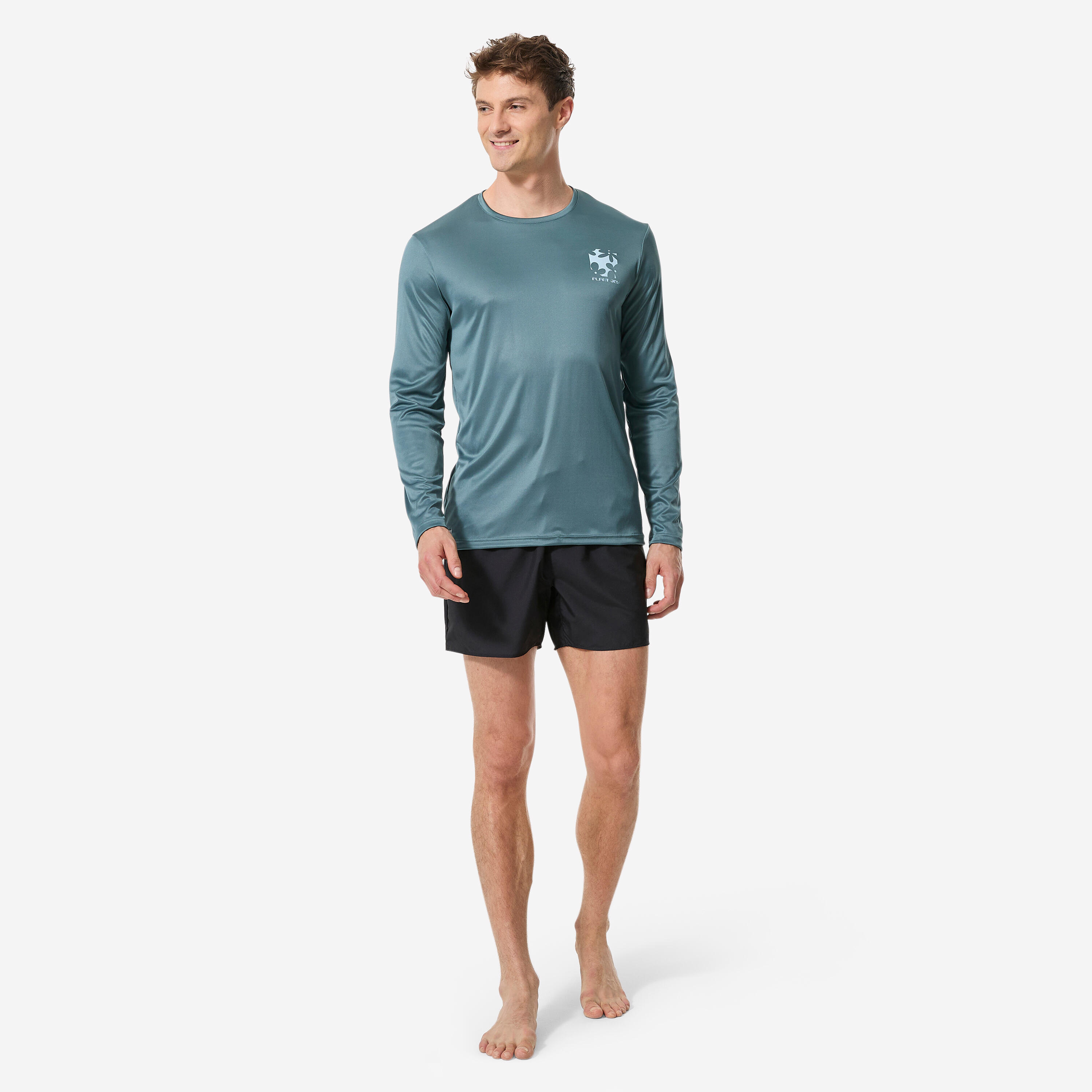 Men’s Long-Sleeved Surfing Rash Guard, Cutyflow - DECATHLON