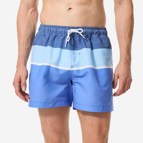 Boardshort surf short de bain court 15" homme, 100 Strippy