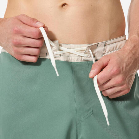 Шорти чоловічі 100 Trunk для серфінгу 18” зелені