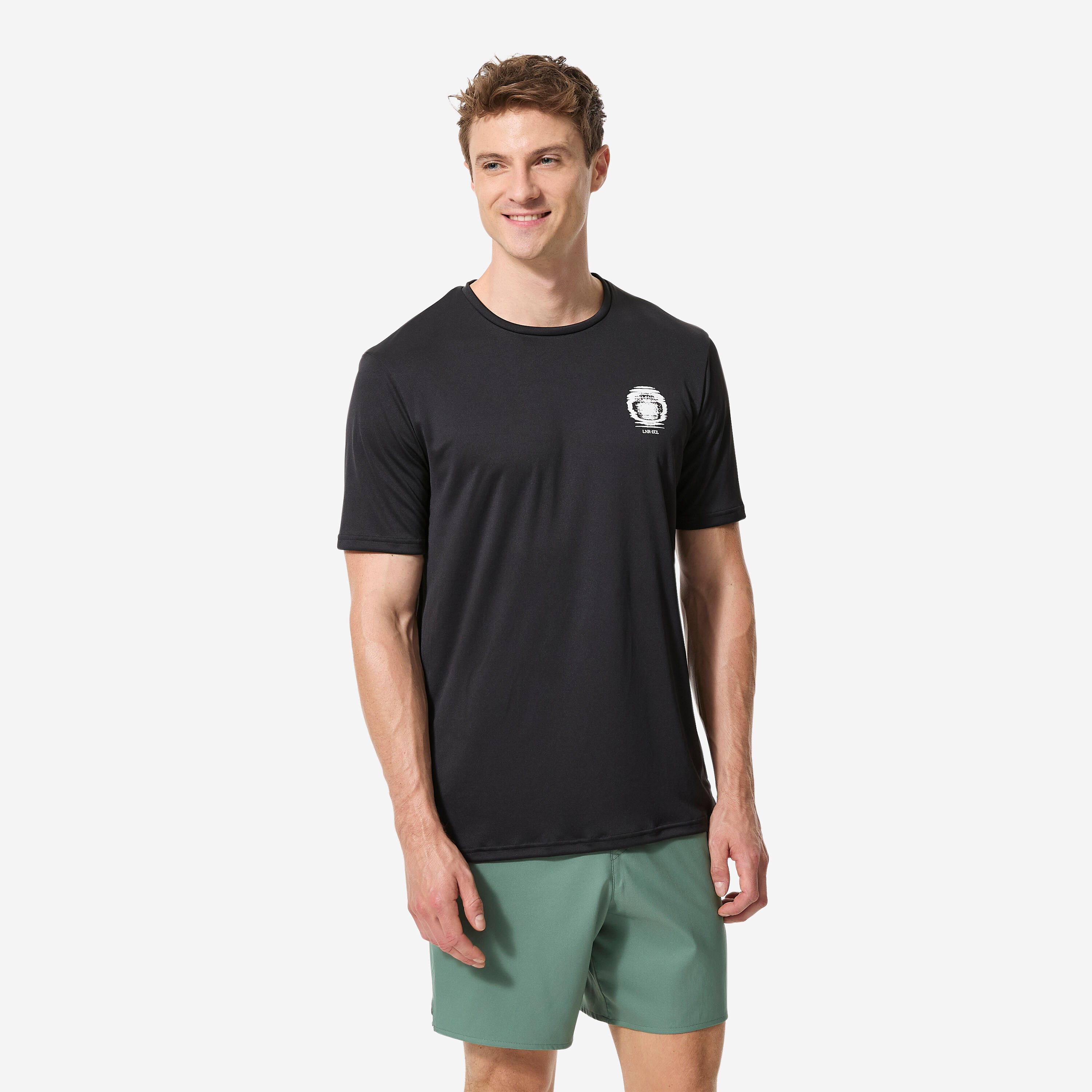 Maglia anti-UV surf uomo nera 3/7