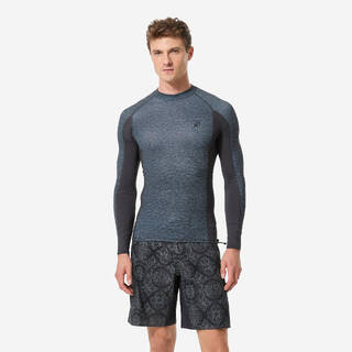 Men’s anti-UV t-shirt long-sleeved, 500 dark grey