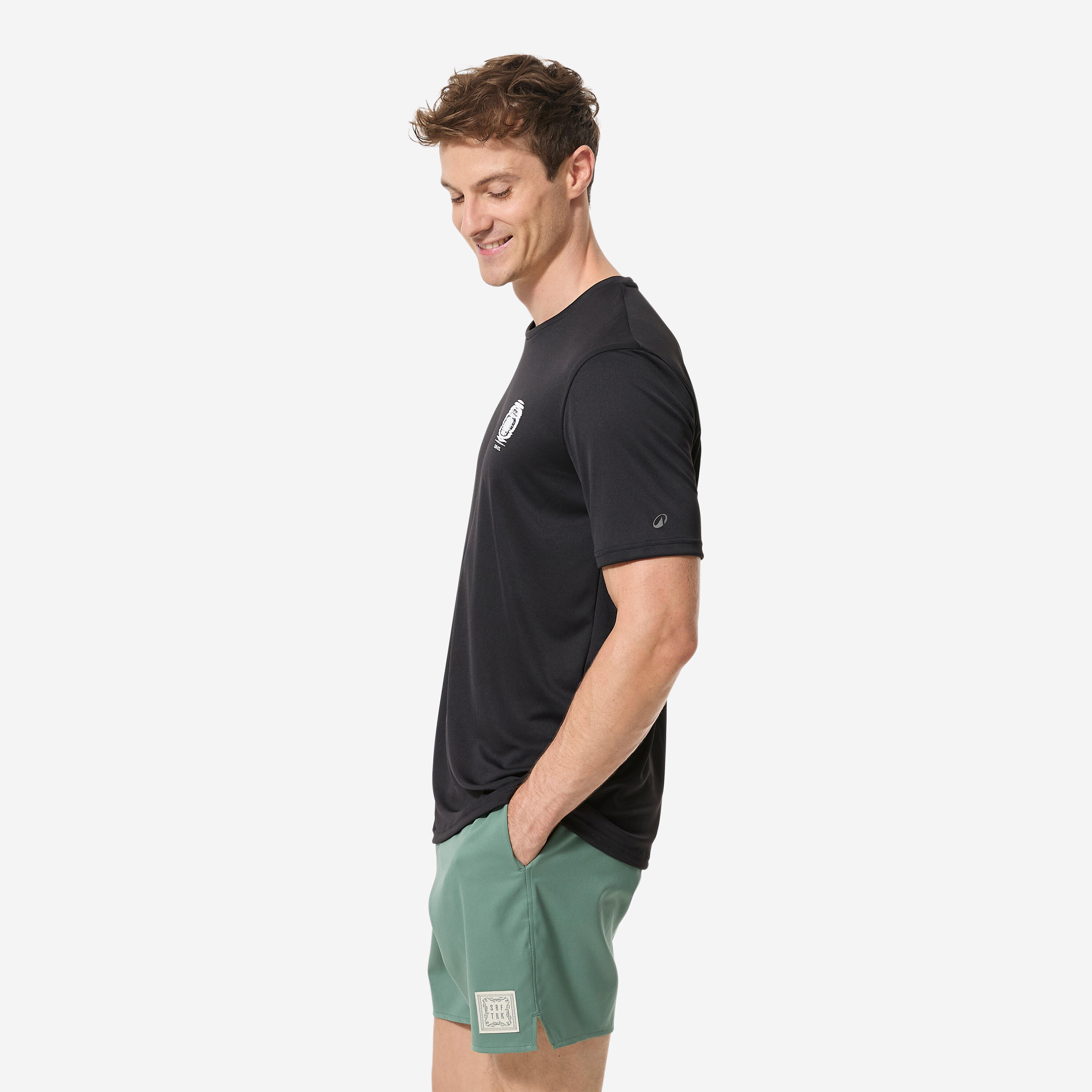 Maglia anti-UV surf uomo nera 4/7