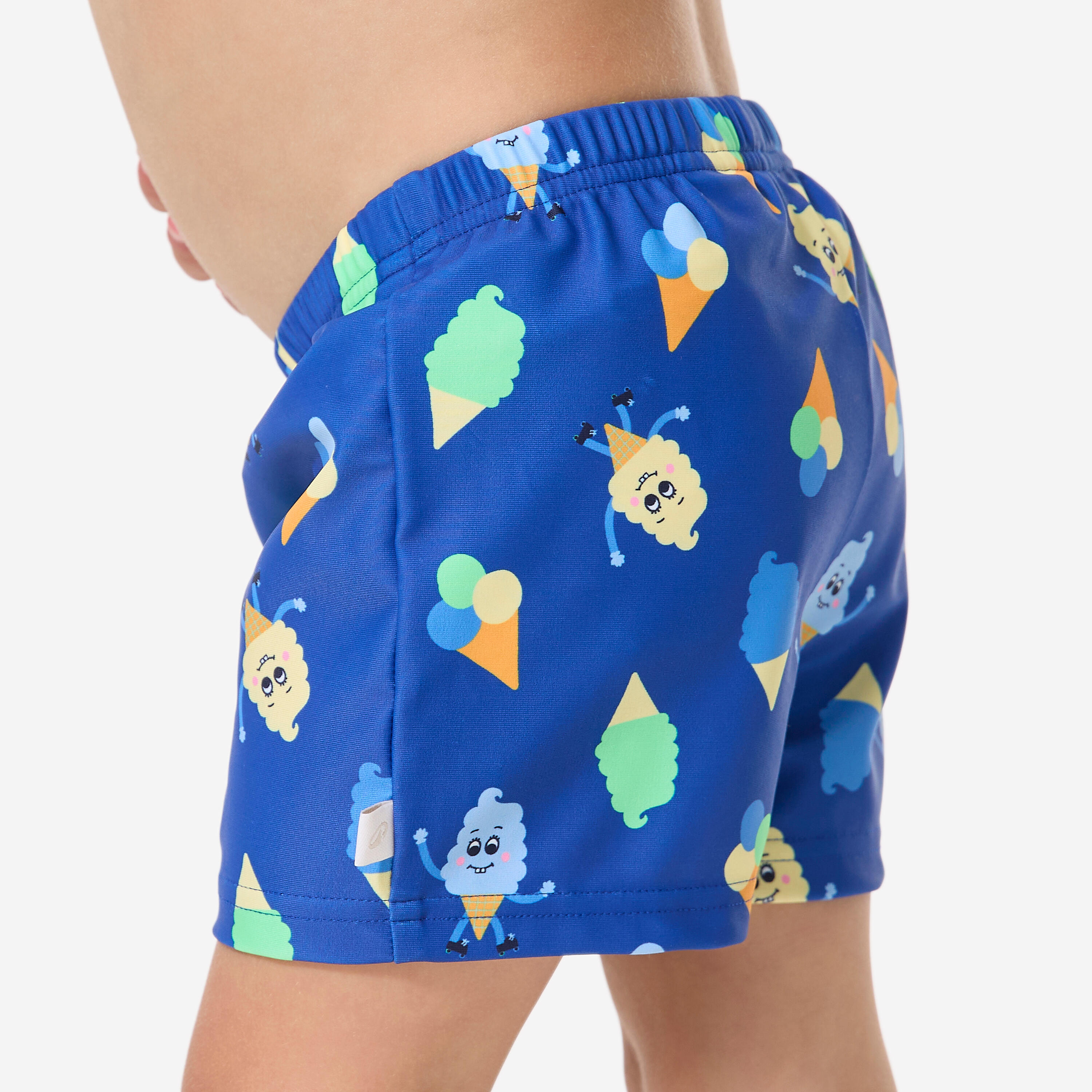 Bas de maillot de bain couche lavable bébé, glaces bleu 6/10