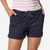 Short de voile côtière femme Sailing 100 bleu marine