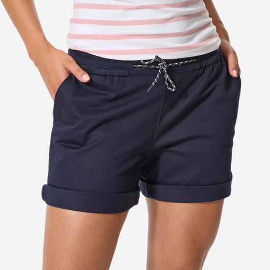 Pantaloncini vela donna SAILING 100 rossi