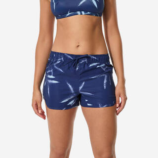 Women’s surfing swim shorts, Tini Bagheera navy blue