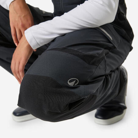 Напівкомбінезон жіночий 500 для вітрильного спорту темно-сірий