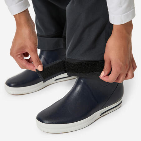 Напівкомбінезон жіночий 500 для вітрильного спорту темно-сірий