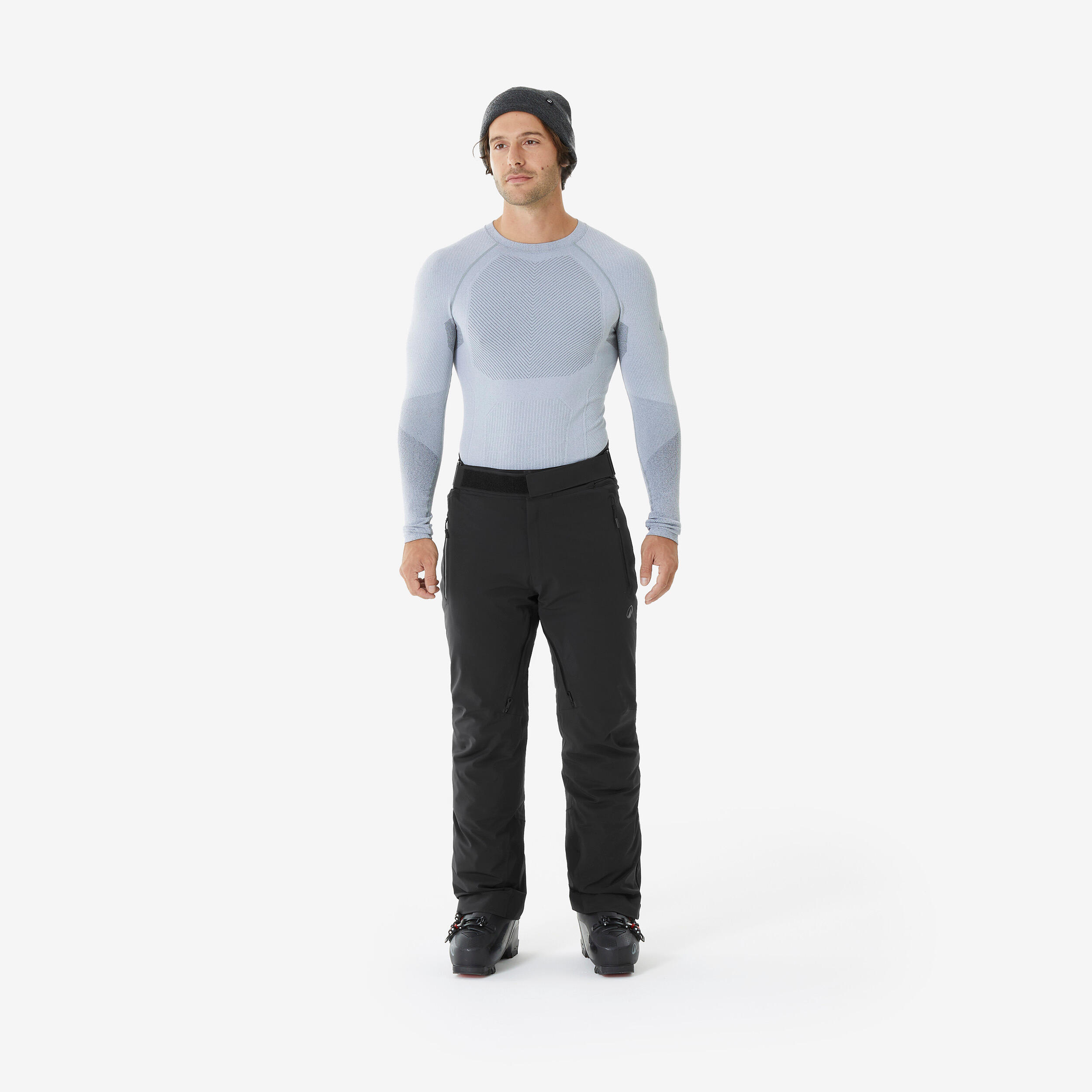 Pantalón de esquí muy transpirable e impermeable hombre, 900 negro 1/8