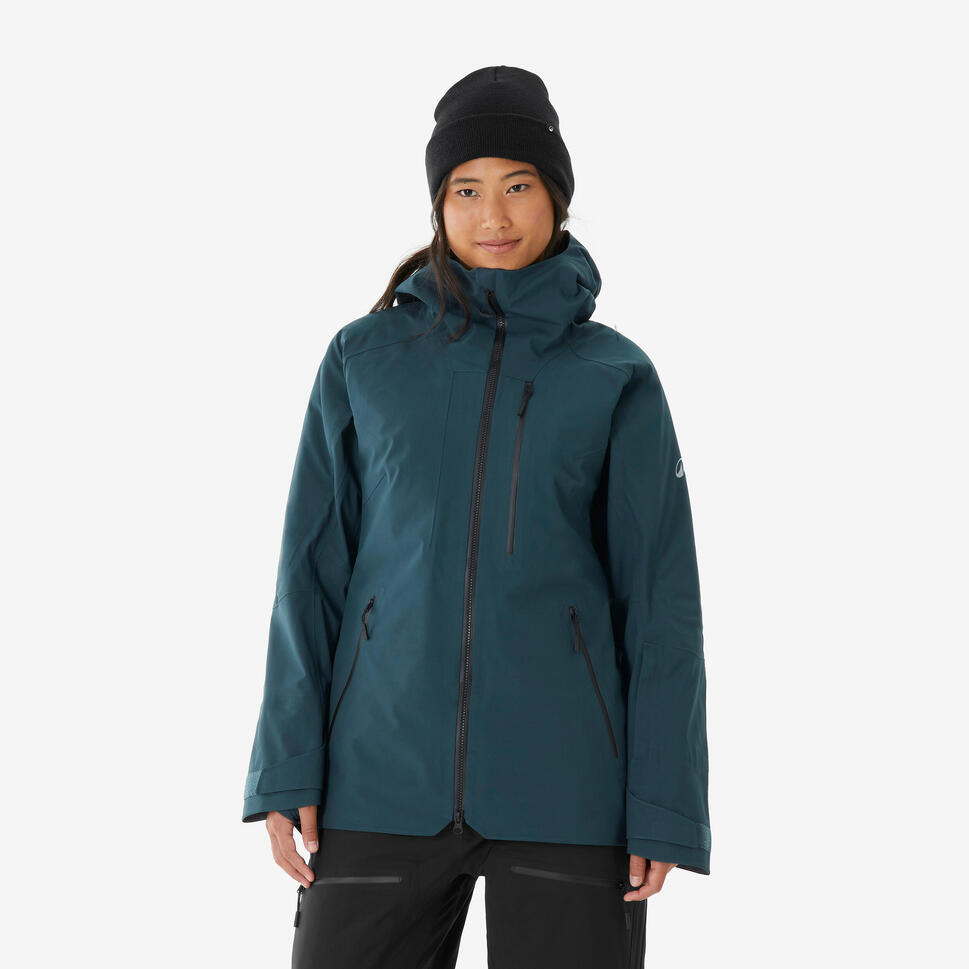 Kurtka narciarska i snowboardowa damska Quechua FR 500
