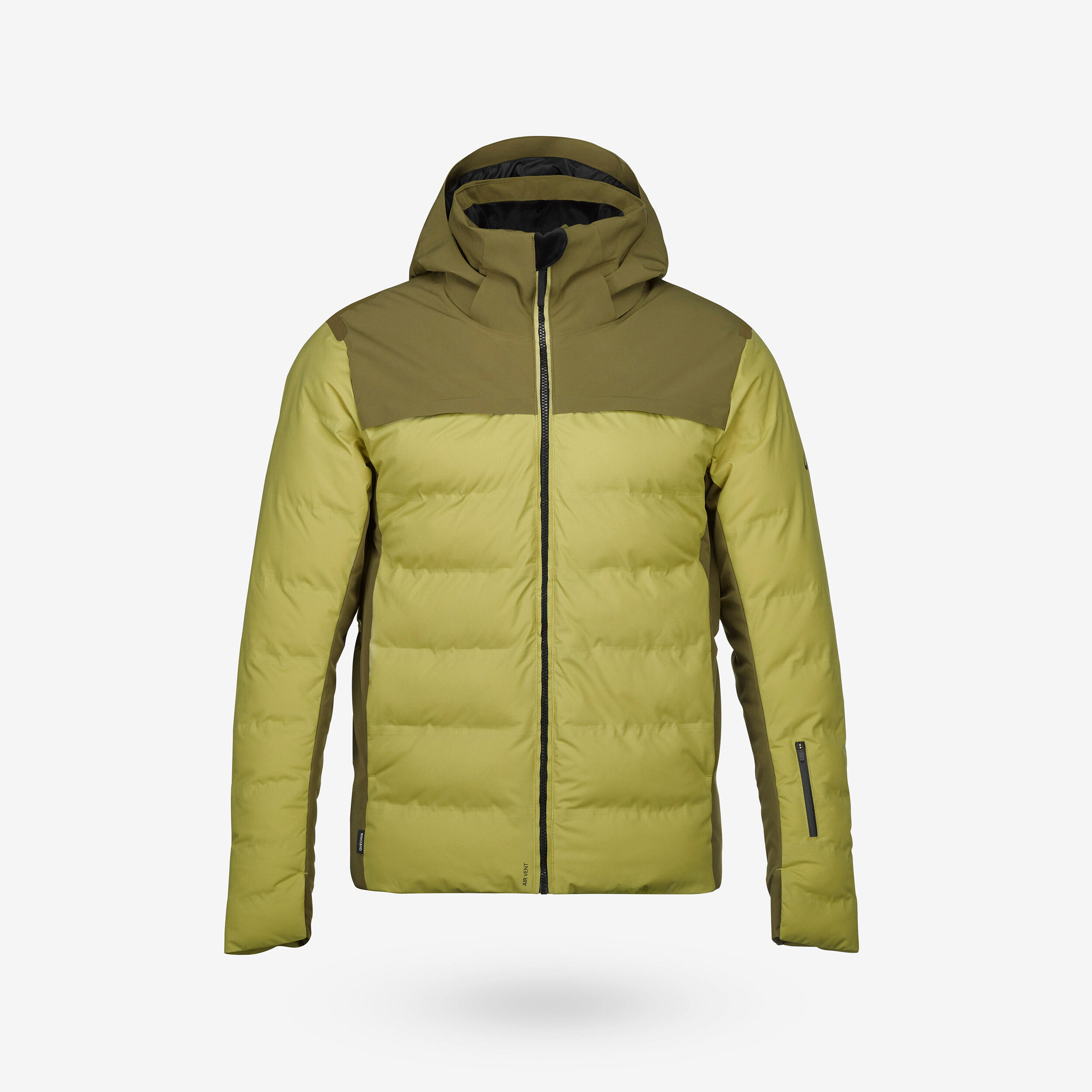 WEDZE Pánska lyžiarska/snowboardová bunda Warm 500 béžová M