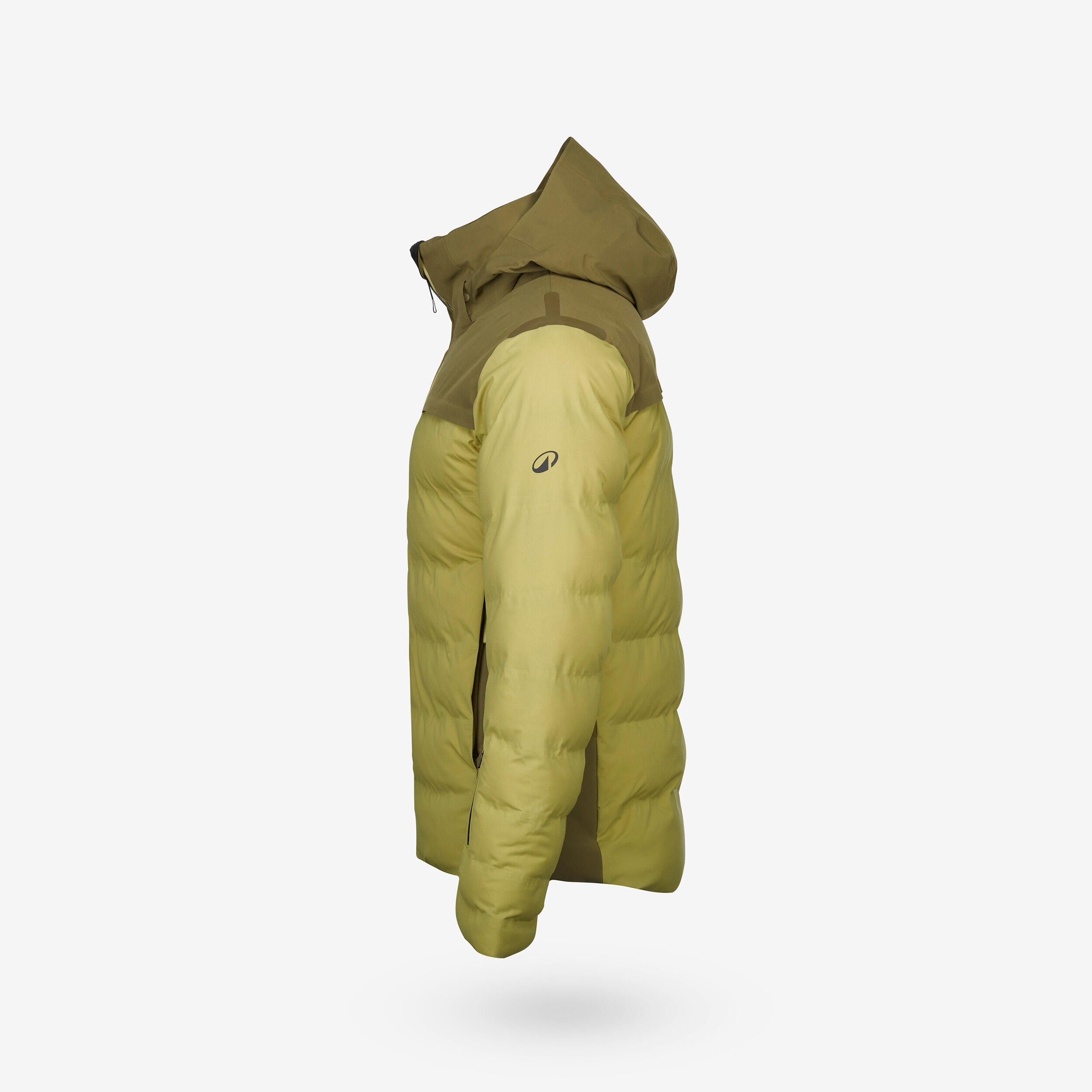 Piumino sci uomo 500 WARM giallo  2/3