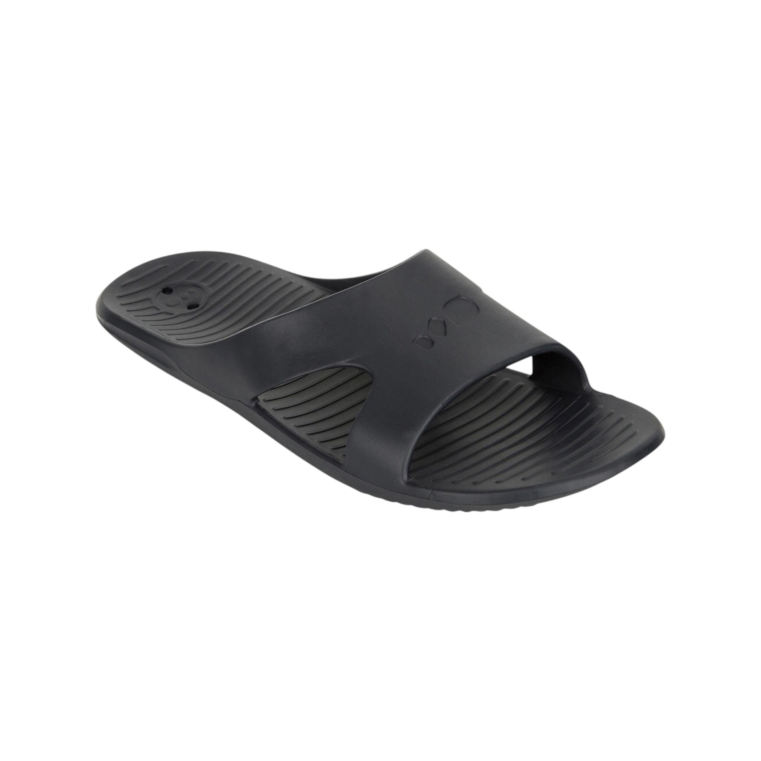 Men’s pool sandals slap 100 basic grey