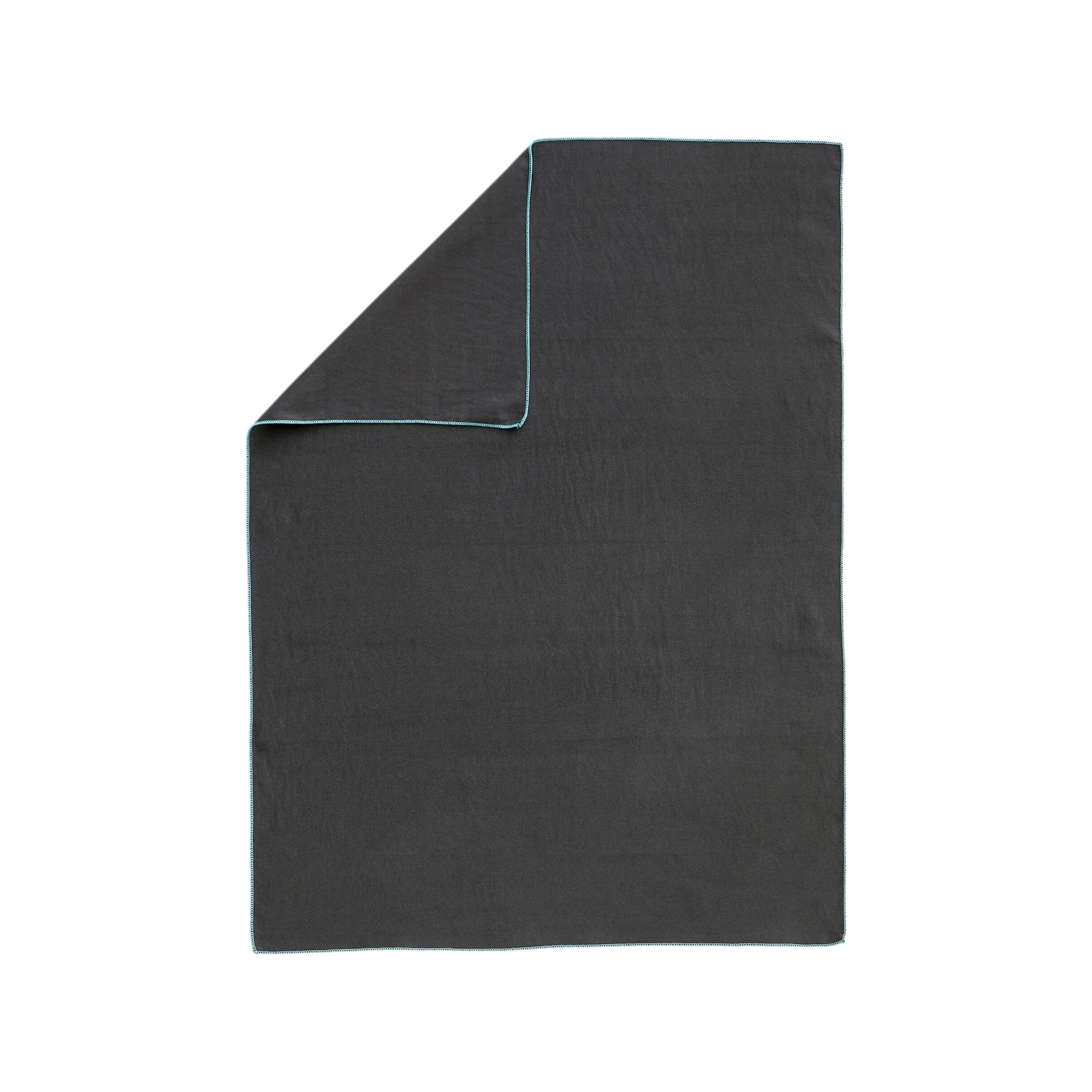 Microfibre towel ultra compact size M 60 x 80 cm - black -  3