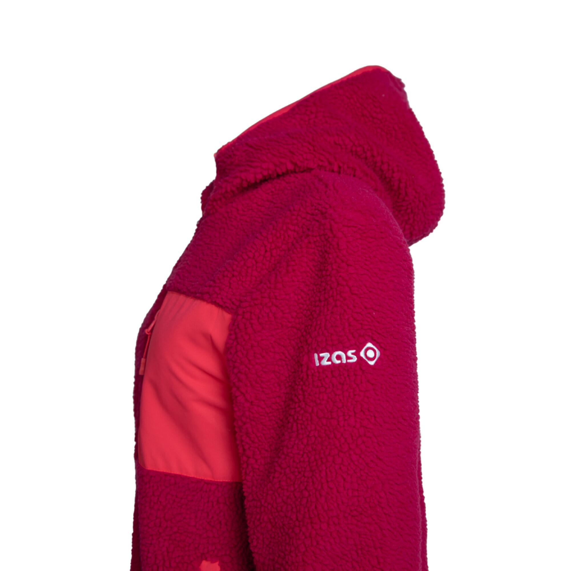 Chaqueta polar de montaña y trekking con capucha Mujer Izas Minco 2/4