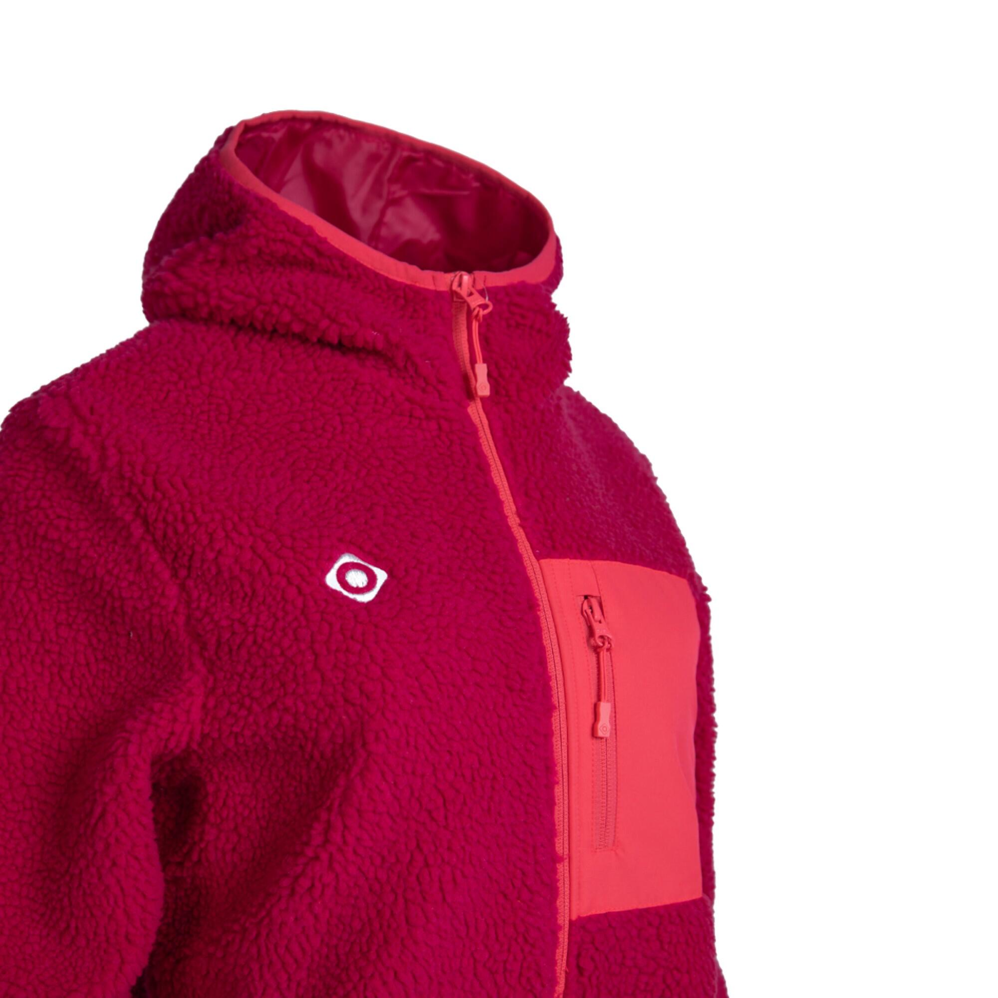 Chaqueta polar de montaña y trekking con capucha Mujer Izas Minco 4/4