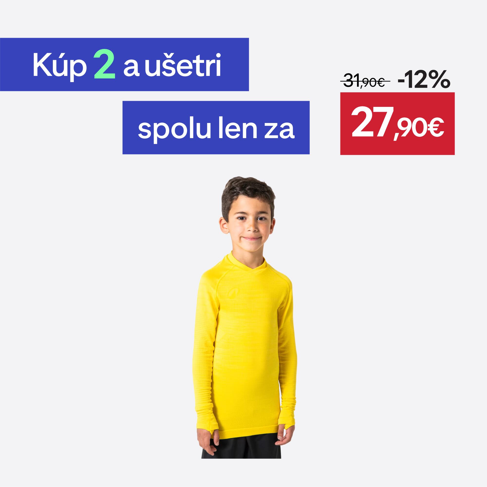 KIPSTA Detské futbalové tričko Keepdry 500 s dlhými rukávmi žlté 151-160 cm