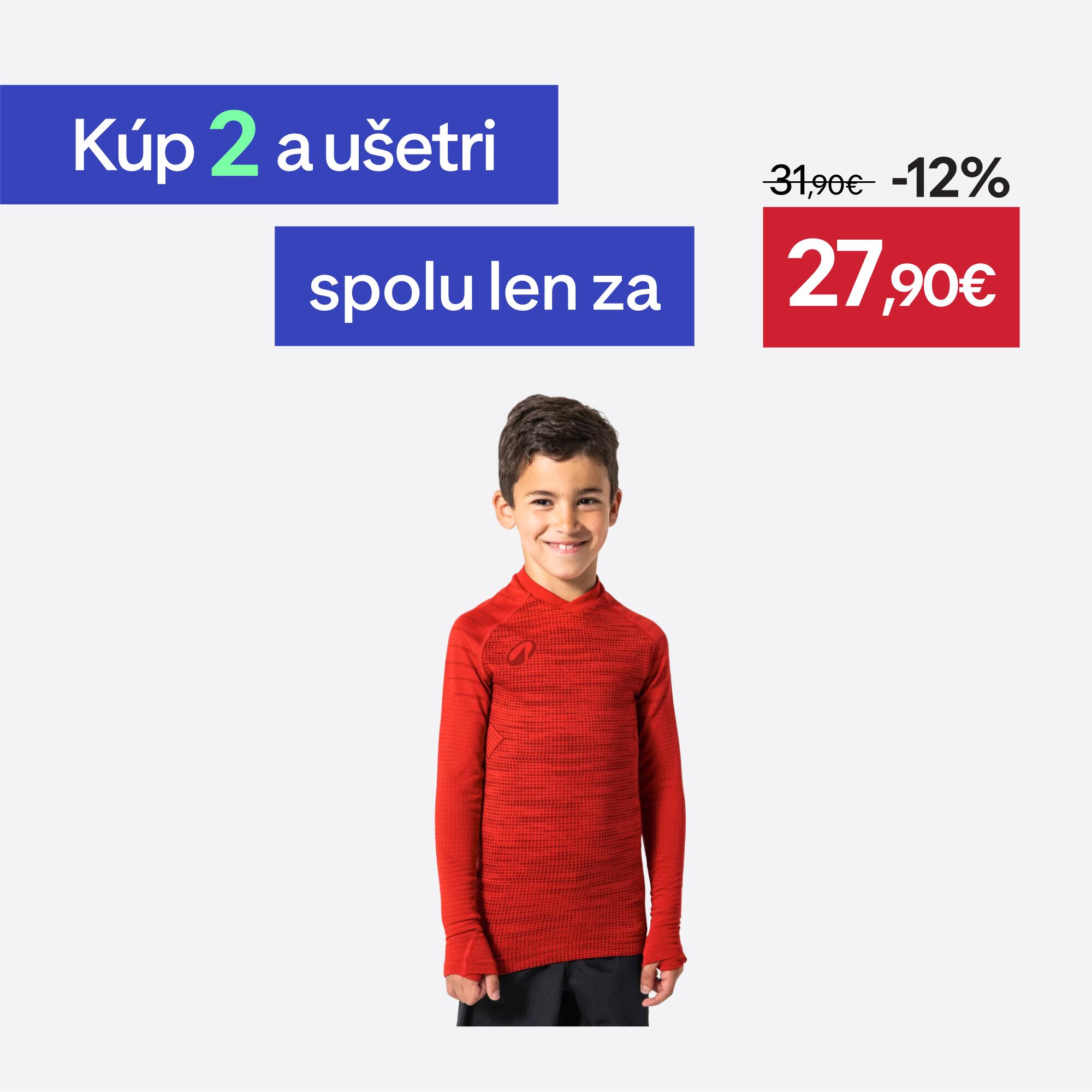 KIPSTA Detské futbalové tričko Keepdry 500 s dlhými rukávmi červené 113-122 cm